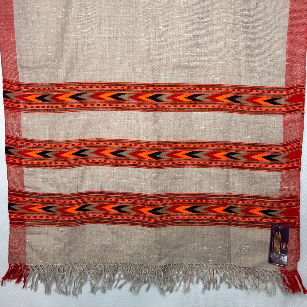 Bohemian Woven Fringe Throw Blanket - Picture 2 of 12